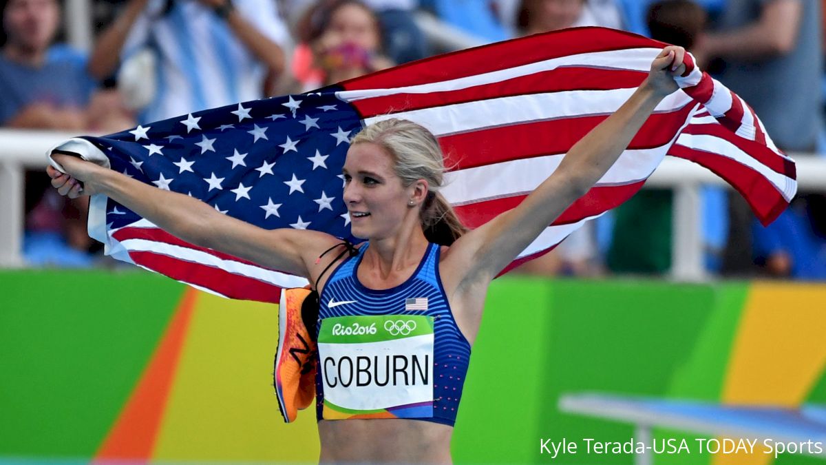During Rule 40 Blackout, Emma Coburn Showcases New Balance on Olympic Stage