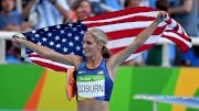 During Rule 40 Blackout, Emma Coburn Showcases New Balance on Olympic Stage