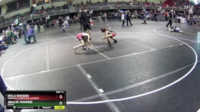 73 lbs Cons. Round 4 - Nyla Rhodes, Nebraska Wrestling Academy vs Gracie Mahnke, Wpwc