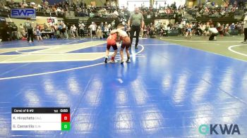 40 lbs Consi Of 8 #2 - Kyren Hiracheta, Carl Albert vs Gavino Camarillo, Clinton Youth Wrestling