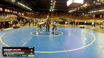 132 lbs Quarterfinal - Nathaniel Williams, South Dade vs Lincoln Sledzianoweki, St. John Neumann