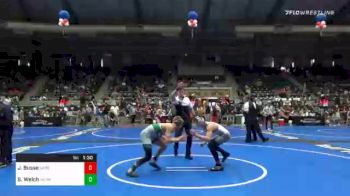 130 lbs Quarterfinal - Jaxon Busse, Sarbacker Wrestling Academy vs Stanton Welch, Warner Elite WC