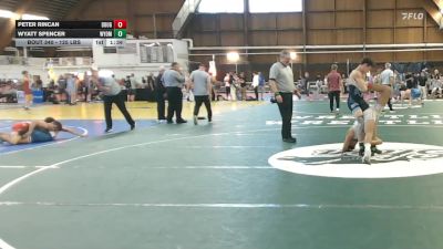 125 lbs Quarterfinal - Peter Rincan, Doughboy vs Wyatt Spencer, Wyoming Seminary