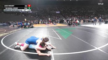 6A/5A Girls 155 Quarterfinal - Alex Khoury, Centennial Girls vs McKenna Unger, McNary Girls