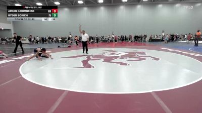 138 lbs Consi Of 32 #2 - Aryan Karimnejad, MN vs Ryder Borich, PA
