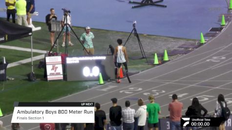 High School Boys' 800m Ambulatory, Finals 1