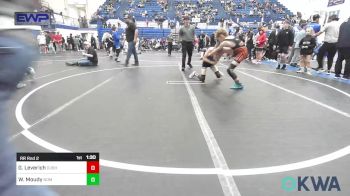 84 lbs Rr Rnd 2 - Gunner Leverich, Cushing Tigers vs Wheston Moudy, Team Nomad