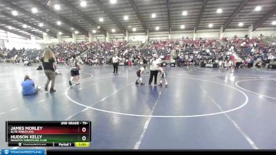 75+ Semifinal - Hudson Kelly, Wasatch Wrestling Club vs James Morley, Elite Wrestling