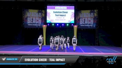 Evolution Cheer - Teal Impact [2021 L5 Junior - D2 Day 2] 2021 ACDA: Reach The Beach Nationals