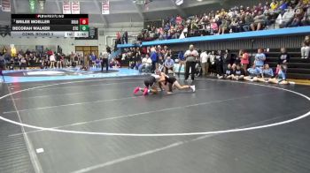 135 lbs Cons. Round 3 - Brilee Moeller, Solon vs Decorah Walker, South Tama