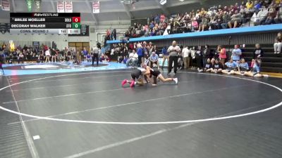 135 lbs Cons. Round 3 - Brilee Moeller, Solon vs Decorah Walker, South Tama