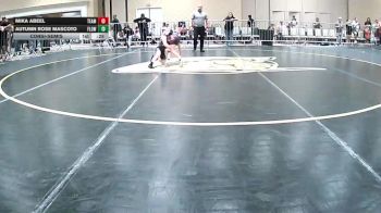 54 lbs Consolation - Mika Abeel, Team Aggression vs Autumn Rose Mascoto, Flow Wr Ac