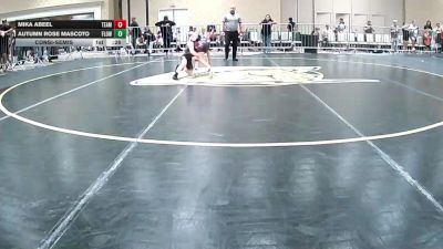 54 lbs Consolation - Mika Abeel, Team Aggression vs Autumn Rose Mascoto, Flow Wr Ac