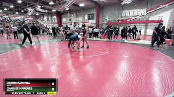 130 lbs Champ. Round 3 - Charlee Marquez, Walnut vs Liberdi Barcena, SLAM