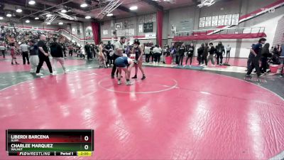 130 lbs Champ. Round 3 - Charlee Marquez, Walnut vs Liberdi Barcena, SLAM