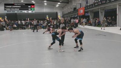 120 lbs Cons. Sub-semis - Shea Colleran, Izzy Style Wrestling vs Chase Lawrence, Pinnacle Wrestling School