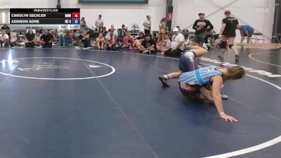 56 lbs Rr Rnd 6 - Carolyn Geckler, Ohio Goons - W vs Addison Gore, NC United - W