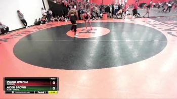 150 lbs Champ. Round 2 - Aiden Brown, Joliet (WEST) vs Pedro Jimenez, McHENRY