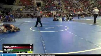 120 lbs Semis & Wb - Nic Garber, Carrington vs Josiah Crandall, Central Cass