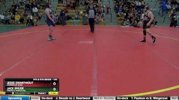 130 lbs Quarterfinal - Jack Smude, PINnacle Wrestling vs Jesse Swartwout, Legends Of Gold