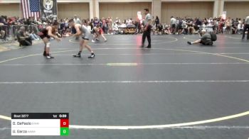 109 lbs Consi Of 16 #2 - Dio DePaolo, Stampede WC vs Urijah Garza, Hawks Athletic Club