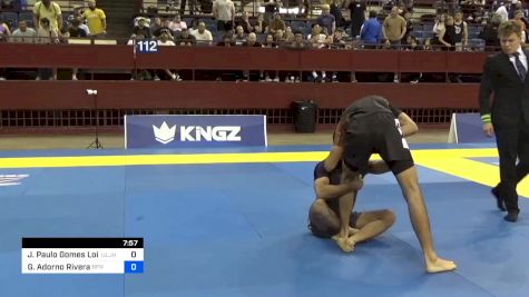 João Paulo Gomes Loiola vs Gadiel Adorno Rivera 2024 Pan IBJJF Jiu-Jitsu No-Gi Championship