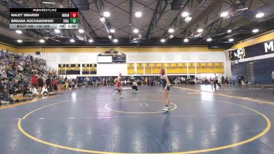 130 lbs Quarterfinal - Haley Smarsh, Moon vs Breana Kochanowski, Shaler Area