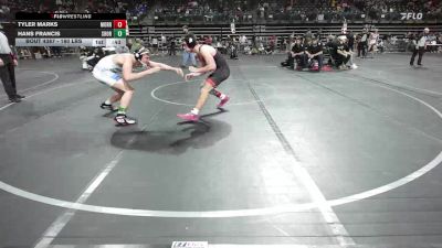 160 lbs Semifinal - Tyler Marks, Morris Hills vs Hans Francis, Shore Thing WC