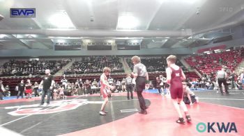 84 lbs Consi Of 8 #2 - William Thompson, IRONMEN Wrestling Club vs Easton Allen, Barnsdall Youth Wrestling