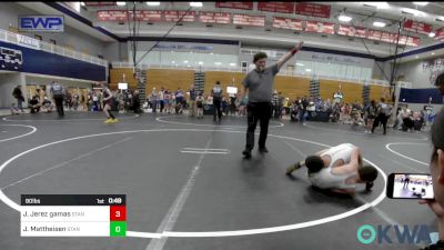 90 lbs Rr Rnd 1 - Joshua Jerez Gamas, Standfast OKC vs Joseph Mattheisen, Standfast OKC