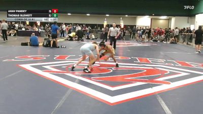 106 lbs Consi Of 16 #1 - Arav Pandey, PA vs Thomas Blewett, NJ