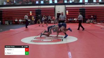 149 lbs Quarterfinal - Zak Kohler, Air Force Prep vs Aj Raya, Cal Baptsit