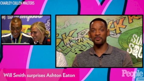 Ashton Eaton Gets Surprise Message From Will Smith and Matt Damon