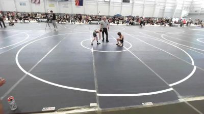 62 lbs Quarterfinal - Madden Barron, BlackCat WC vs Isaiah Heldstab, Dominate