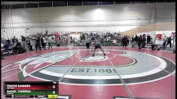 152 lbs Champ. Round 1 - Rafael Cisneros, Capital vs Trayke Sanders, Owyhee