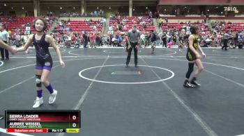 115 lbs Round 3 - Sierra Loader, Caney Valley Wrestling vs Aubree Weissel, JUIC3 ACAD3MY WRESTLING