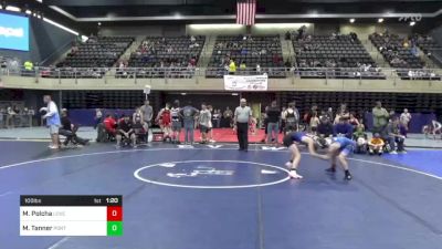 100 lbs Consolation - Marek Polcha, Loverpool, PA vs Mason Tanner, Port Byron, NY