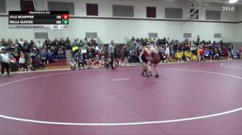 159-169 lbs 1st Place Match - Lyla Schipper, Western Dubuque Girls vs Bella Gleiter, Independence Girls