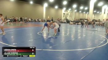 190 lbs Round 1 (16 Team) - Joshua Smith, Team Nauman Orange vs Leland Korona, Team Michigan Blue - DEV