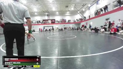 141 lbs Champ. Round 2 - Bret Minnick, Tiffin vs Emmett Nelson, UW-Parkside