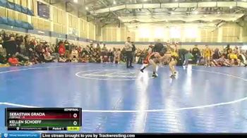 75 lbs Semis (4 Team) - Sebastian Gracia, Portage vs Kellen Schoeff, Avon