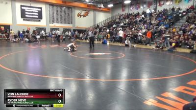 B-7 lbs Quarterfinal - Ryder Neve, VS Viking Wrestling Club vs Von LaLonde, Big Game Wrestling Club