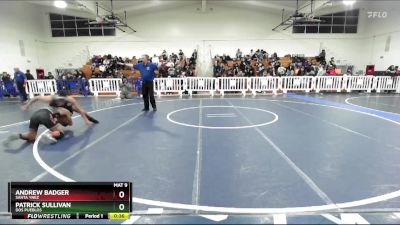 132 lbs Cons. Round 4 - Andrew Badger, Santa Ynez vs Patrick Sullivan, Dos Pueblos