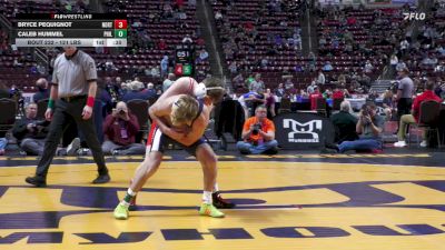 121 lbs Consi 2 - Bryce Pequignot, North Penn-Liberty vs Caleb Hummel, Philipsburg-Osceola