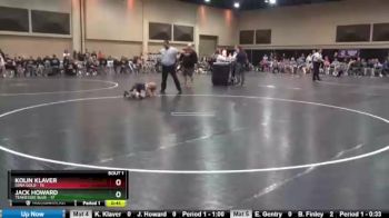 80 lbs Finals (2 Team) - Kolin Klaver, Iowa Gold vs Jack Howard, Tennessee Blue