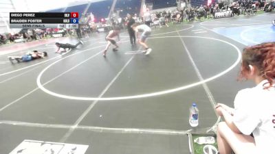 113 kg Semifinal - Diego Perez, Silverback WC vs Braiden Foster, Gold Rush Wrestling