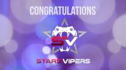 Congratulations, Stars Vipers!