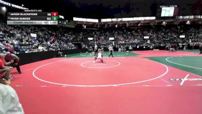 146 lbs Champ. Round 2 - Javion Blackstone, Unattached vs Peter Dubose, MAC1