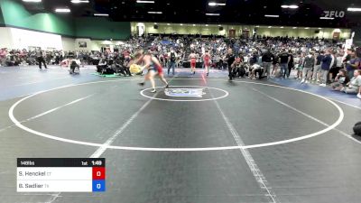 148 lbs Round Of 16 - Sarah Henckel, CT vs Bronwyn "Arsyn" Sadlier, TX