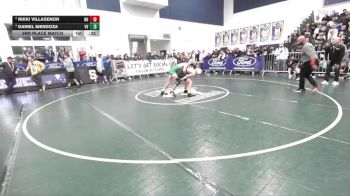 113 lbs 3rd Place Match - Daniel Mendoza, Victor Valley vs Rikki Villasenor, Newport Harbor